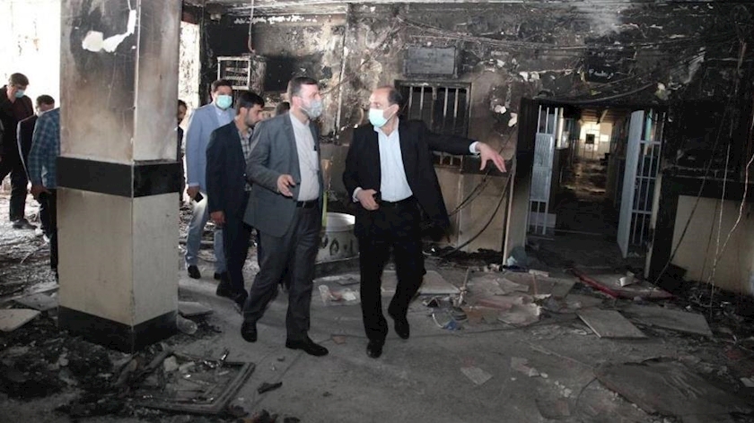 Iranpress: Thugs responsible for fire at Evin prison: Official