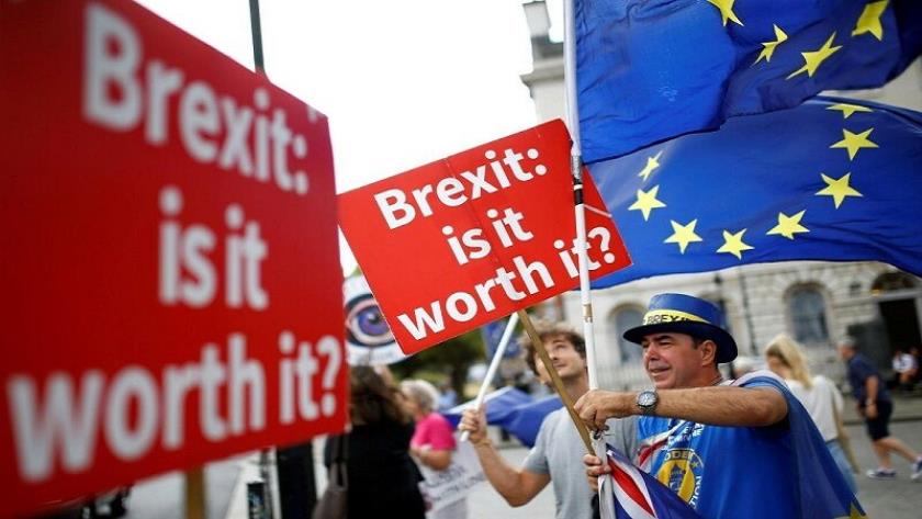 Iranpress: Thousands of Protesters in London call for rejoining EU
